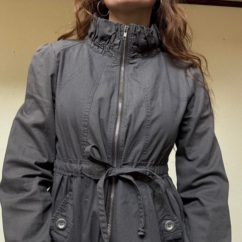 Doki geki y2k grey cotton jacket - Picture 3 of 8